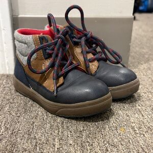 OshKosh B'gosh Kids' Navy and Brown Boots
